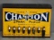 Champion Spark Plugs Double Ribbed Point of Sale Metal Display Cabinet