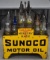 Sunoco Motor Oil Mercury Made Porcelain 24-Bottle Lighted Display