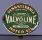 Valvoline Motor Oil Light Medium Metal Lubester Paddle Sign
