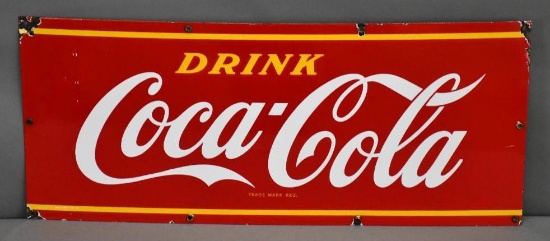 Drink Coca-Cola Porcelain Sign