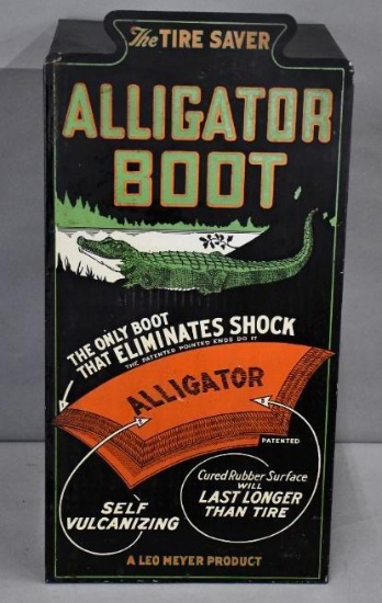 Alligator Boot "The Tire Saver" Metal Display Cabinet