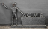 ACME 3-Dimensional Metal Trade Sign