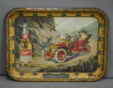 Seipp's Extra Pale Beer w/Early Packard Touring Car Metal Serving Tray
