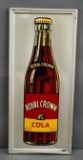 Royal Crown Cola w/Bottle Metal Sign