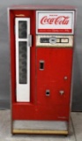 Cavalier Model #64D Coin-Operated Soda Machine w/Coke Plastic Insert