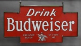 Budweiser Beer w/Logo Porcelain Sign