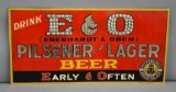Drink E&O Pilsner & Lager Beer Metal Sign