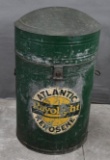 Large Metal Kerosene Dispenser w/Atlantic Kerosene Decal