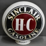 Sinclair H-C Gasoline OPB Milk Glass Globe