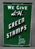 We Give S&H Green Stamps Porcelain Sign
