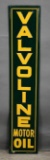 Valvoline Motor Oil Metal Vertical Sign