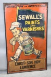 Sewall's Paints and Vanishes w/Logo Metal Sign