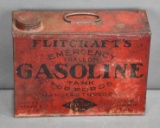 Flitcraft's Emergency Gasoline Tank for Fords Metal Can