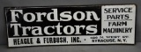 Fordson Tractors Service Parts Farm Machinery Metal Sign