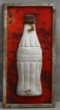 Coca-Cola Bottle on Metal Sign