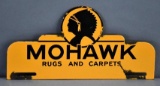 Mohawk Rugs & Carpets w/Indian Logo Porcelain License Plated Attachment