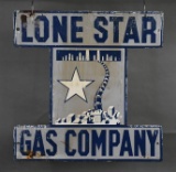 Lone Star Gas Company Metal Sign