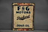 Lincoln Lubrication Systems F&G Motors Packard Metal Sign