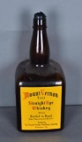 Mount Vernon Straight Rye Whiskey Display Bottle