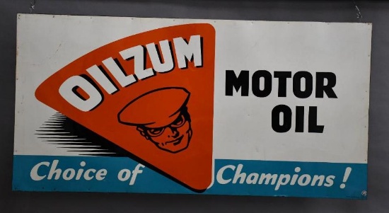 Oilzum Motor Oil "Choice of Champions" Metal Sign