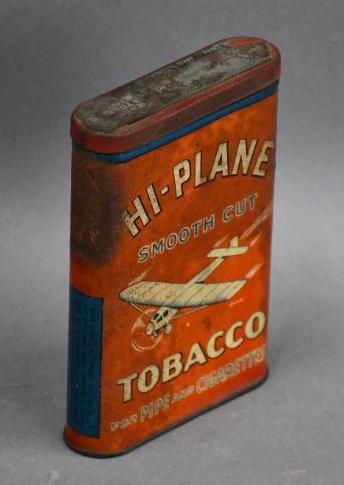 Hi-Plane Tobacco w/Logo Metal Tin