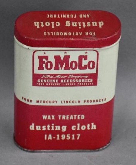 FoMoCo Dusting Cloth Metal Can