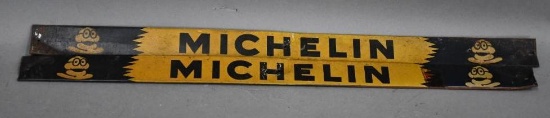 2-Michelin w/Bibendum Metal Signs