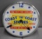 Coast-to-Coast w/Logo Pam Lighted Clock