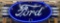 Original Double-Side Ford Oval w/Wings Porcelain Neon Sign (TAC)