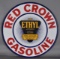 Red Crown Gasoline w/Ethyl Logo Porcelain Sign (TAC)