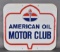 American Oil Motor Club w/Logo Metal Sign (TAC)