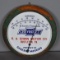 Porcelain Face Chevrolet w/Bowtie Round Thermometer