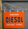 Union Diesol Diesel Fuel Porcelain Sign (TAC)