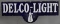 Delco-Light w/Graphics Porcelain Sign (TAC)