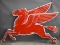 (Mobil) Pegasus Cookie Cutter Porcelain Sign (TAC)