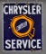 Hard to Find Chrysler Service w/Logo Porcelain Sign (TAC)