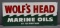 Wolf's Head Marine Oils Metal Sign (TAC)