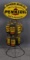 Pennzoil Outboard Motor Oil Metal Sign & Rack w/Bottles