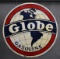 Globe Gasoline w/Western Hemisphere Logo Metal Sign (TAC)