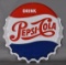 Drink Pepsi-Cola Bottle Cap Metal Sign (TAC)