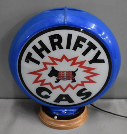 Thrifty Gas w/Scotty Dog Logo 13.5" Single Globe Lens