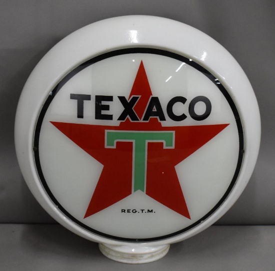 Texaco (white-T) Star Logo 13.5" Globe Lenses