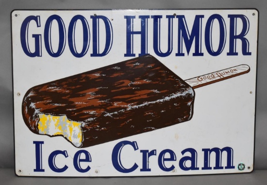 Good Humor Ice Cream w/Image Porcelain Sign (TAC)