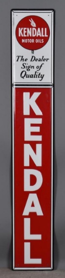 Kendall Motor Oils w/Hand logo Metal Sign (TAC)