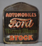 Ford Stock Automobiles Tracteur Fordson Metal Sign (TAC)