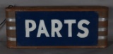 (Chevrolet) Parts Lighted Glass Panel Sign