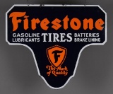 Firestone Tires w/Logo Porcelain Sign (TAC)