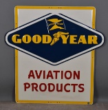 Goodyear w/Logos Aviation Products Metal Sign (TAC)