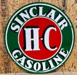 Sinclair H-C Porcelain Identification Sign (TAC)