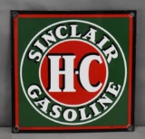 Sinclair H-C Gasoline Porcelain Sign (TAC)